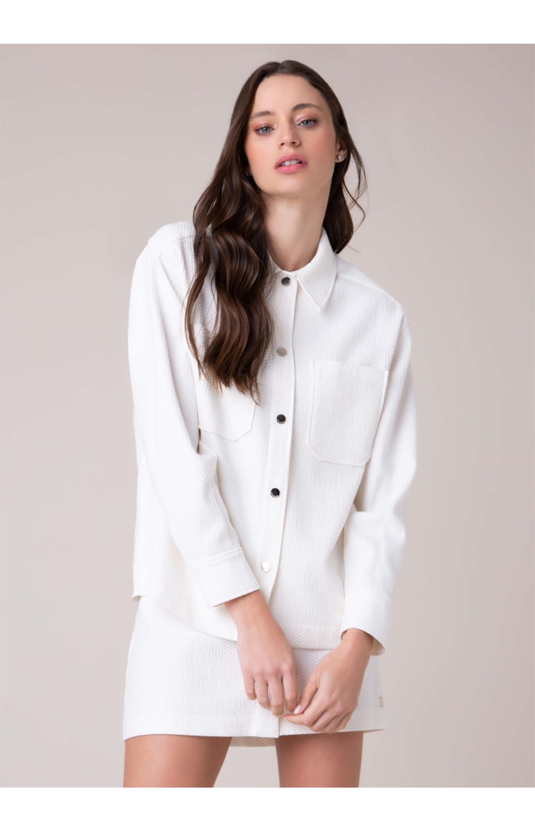 Camisa Shacket Off White