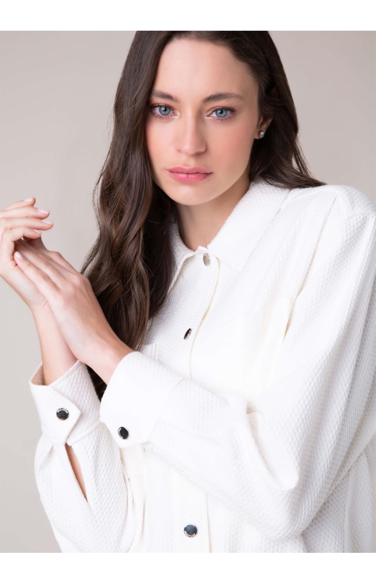 Camisa Shacket Off White