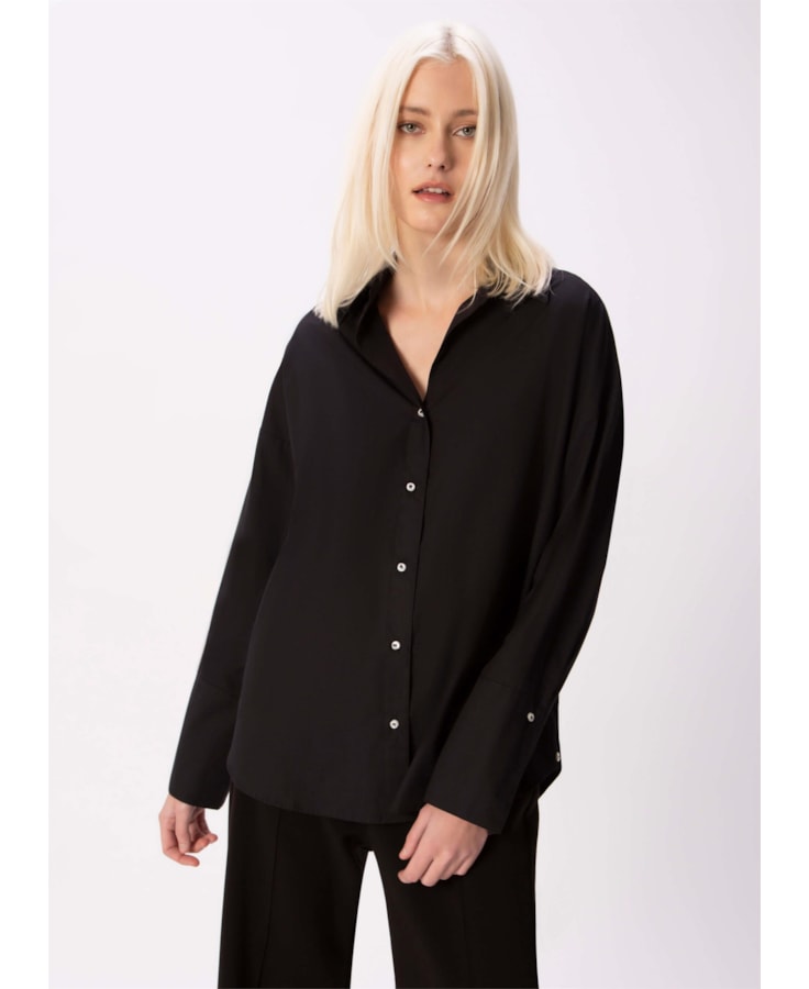 Camisa Tricoline Preto