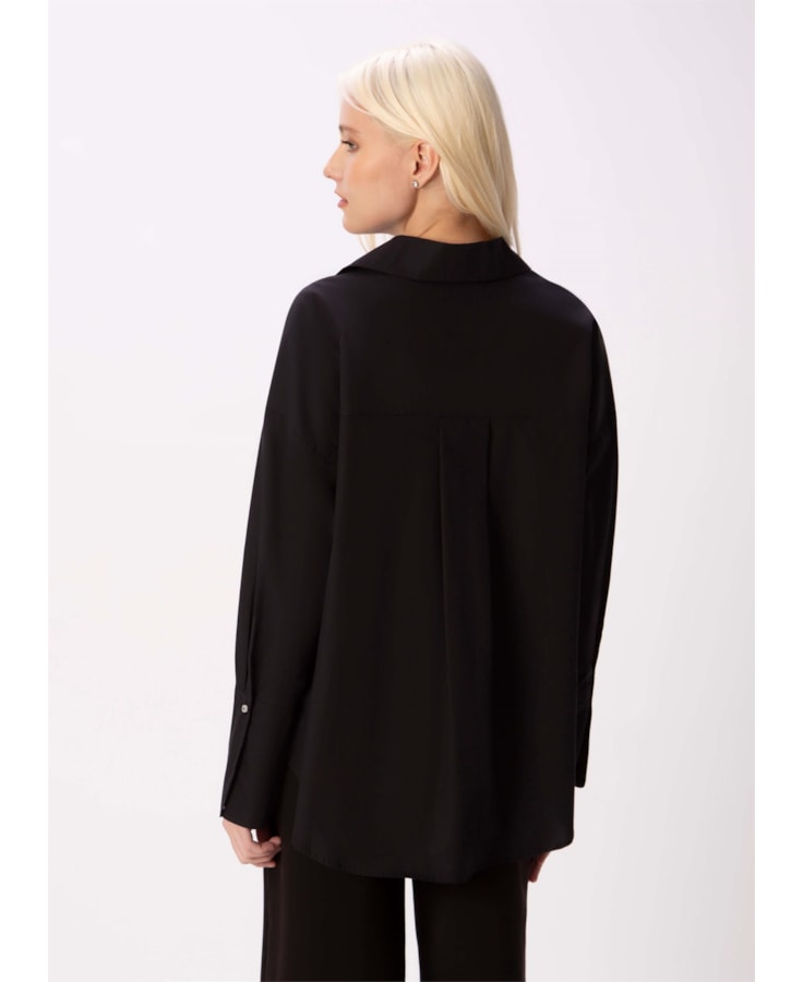 Camisa Tricoline Preto