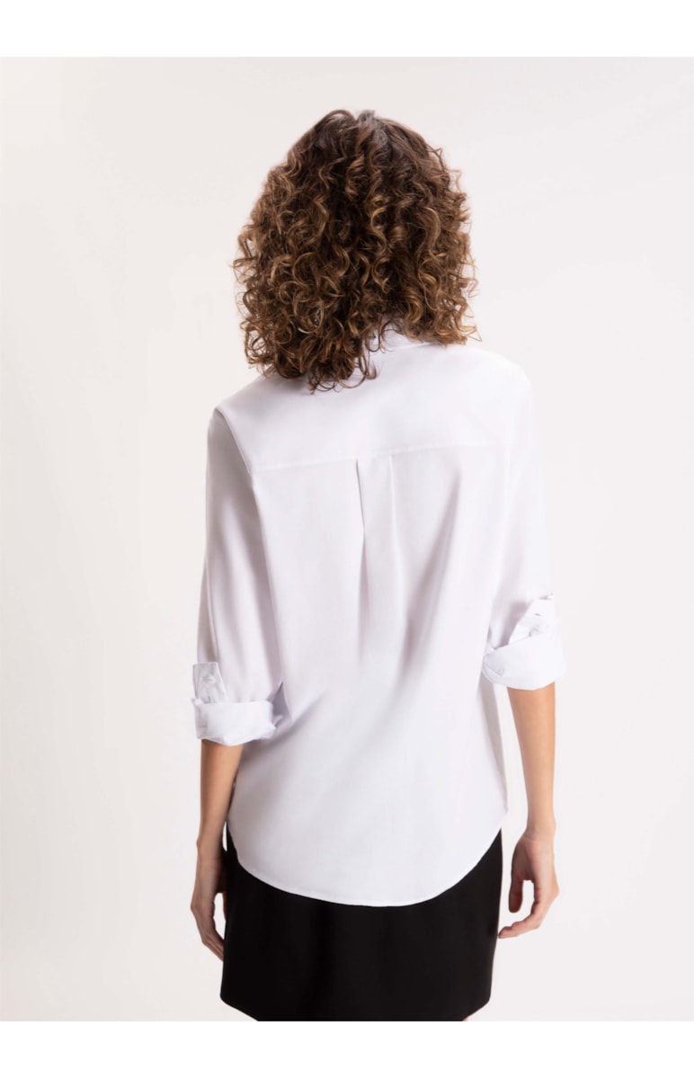 Camisa Tricoline Span Classic Branco