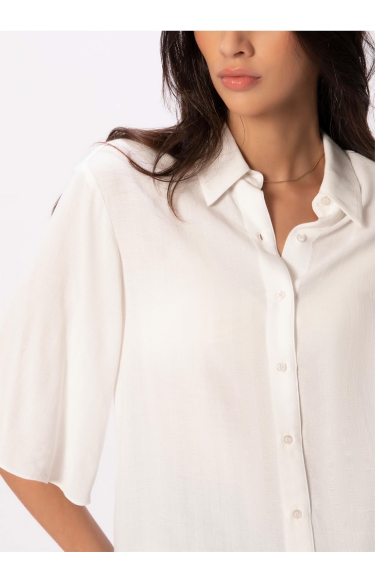 Camisa Visco Off White