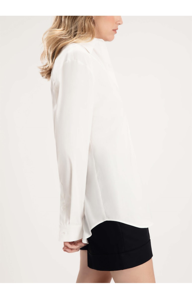Camisa Visco Span Light Off White