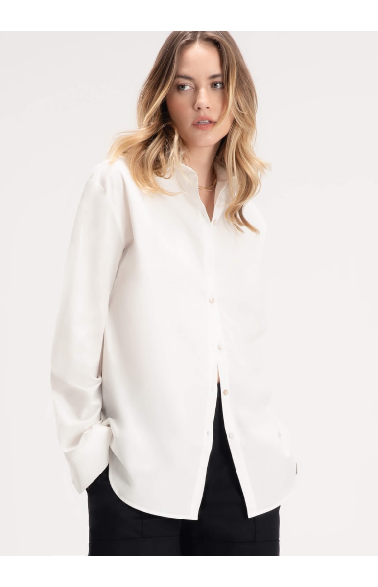Camisa Visco Span Light Off White