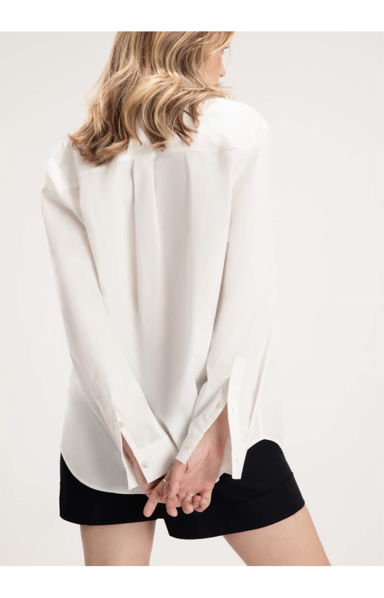 Camisa Visco Span Light Off White
