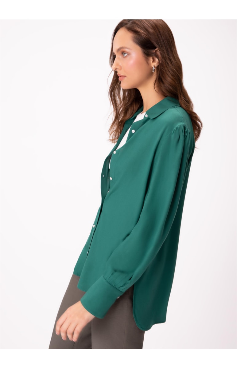 Camisa Viscose Essential Petroleo