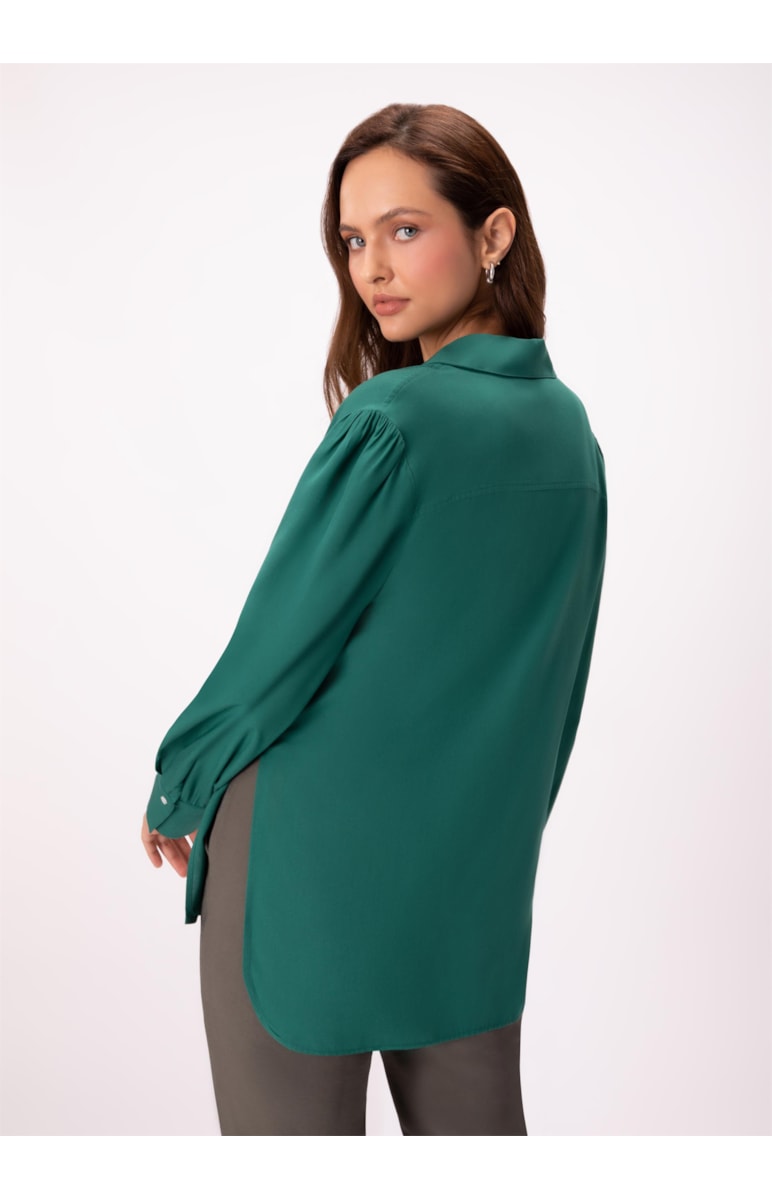 Camisa Viscose Essential Petroleo