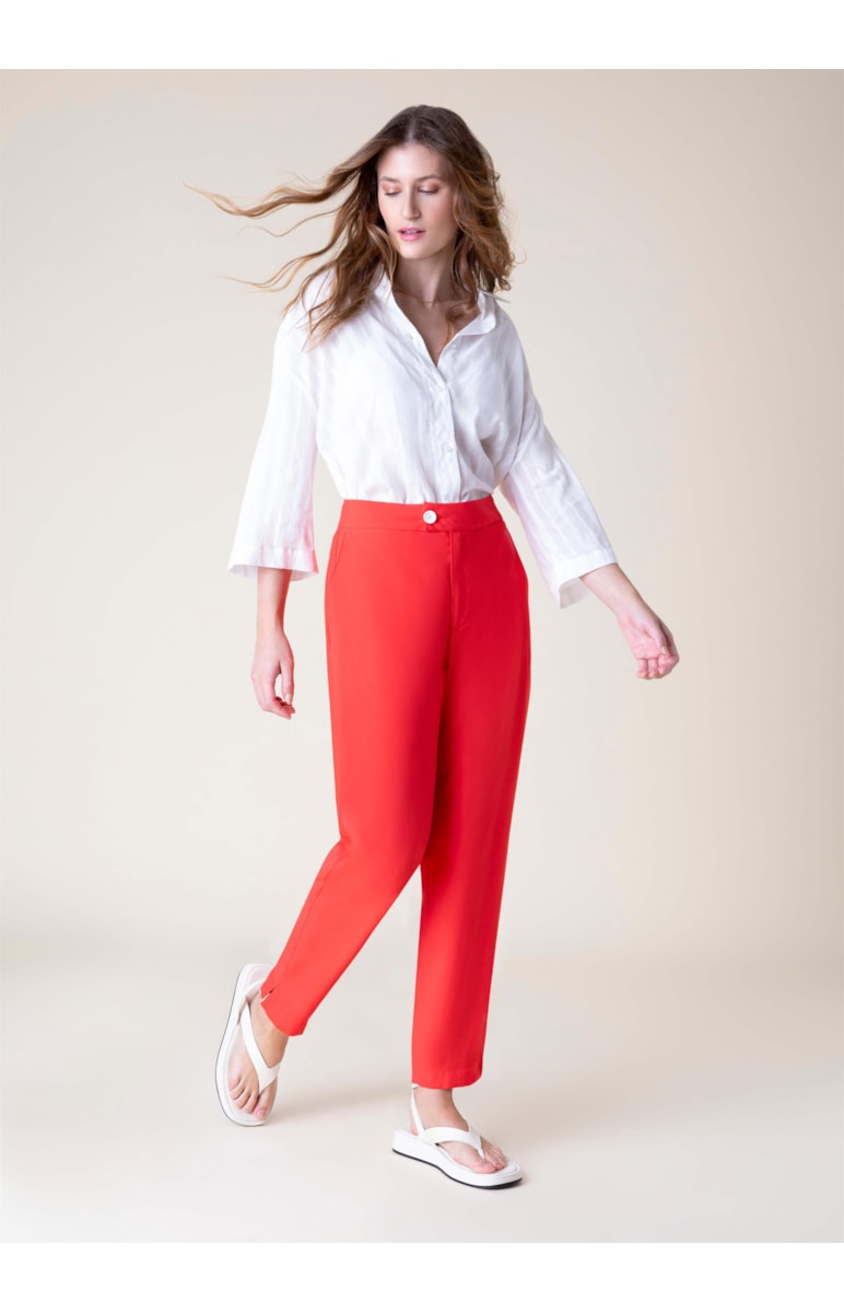 Camisa Voil Lines Off White