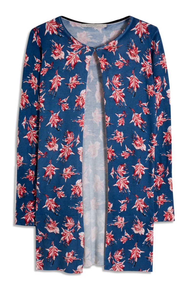 Cardigan Flores Dots Estampado