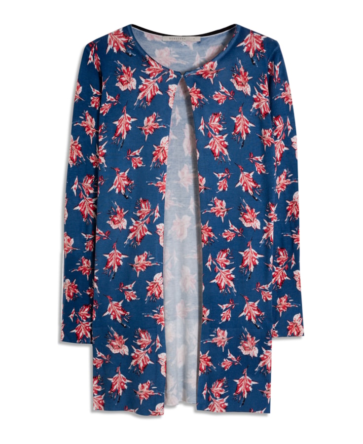 Cardigan Flores Dots Estampado