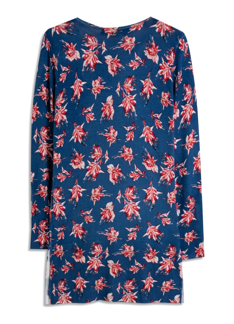 Cardigan Flores Dots Estampado