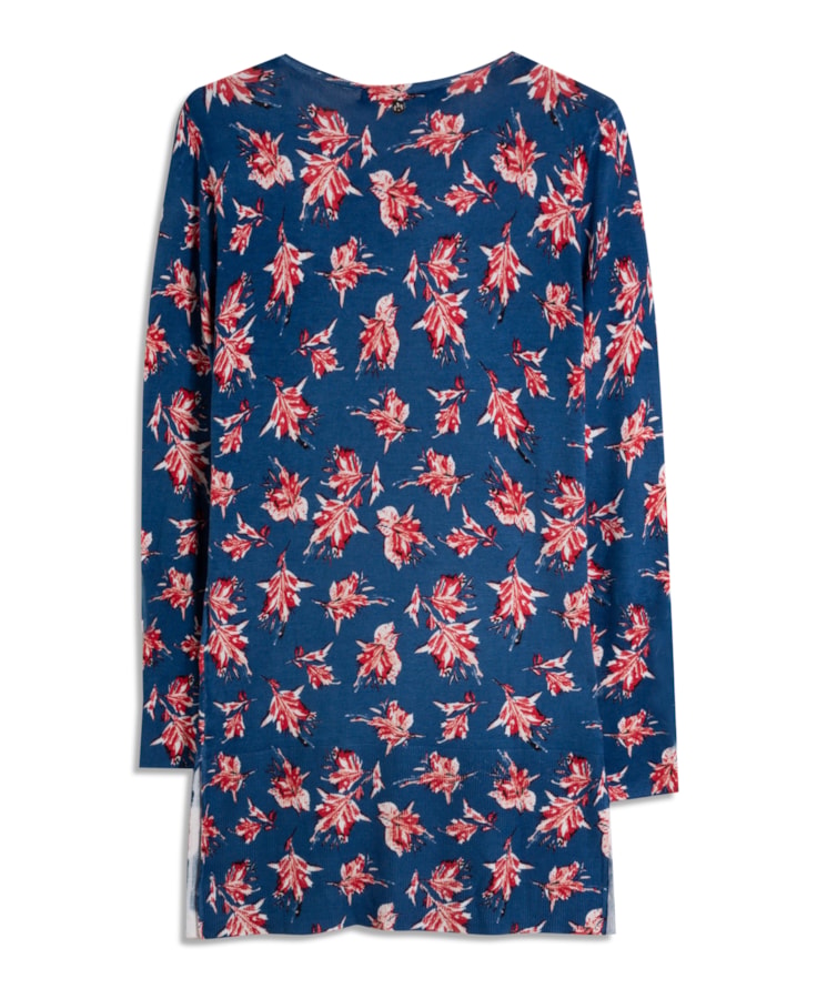 Cardigan Flores Dots Estampado
