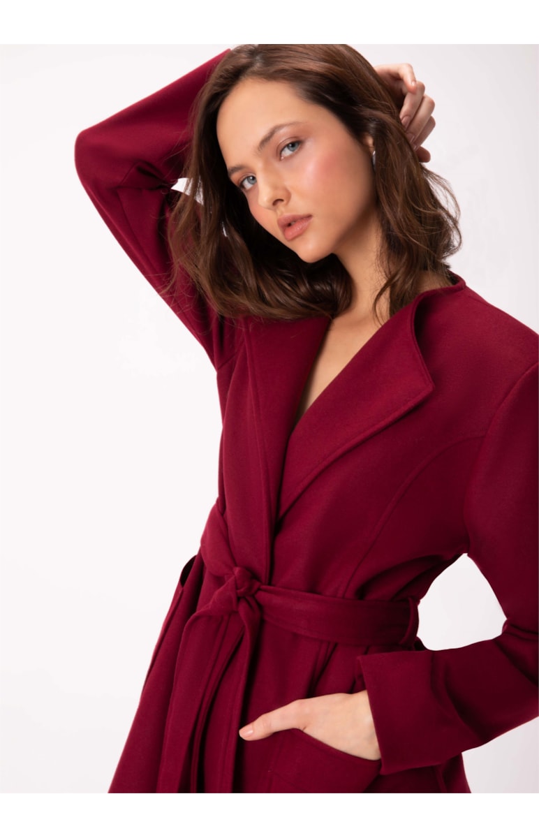 Casaco Like Overcoat Vinho
