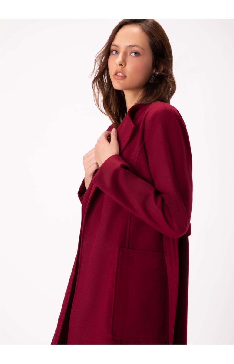 Casaco Like Overcoat Vinho