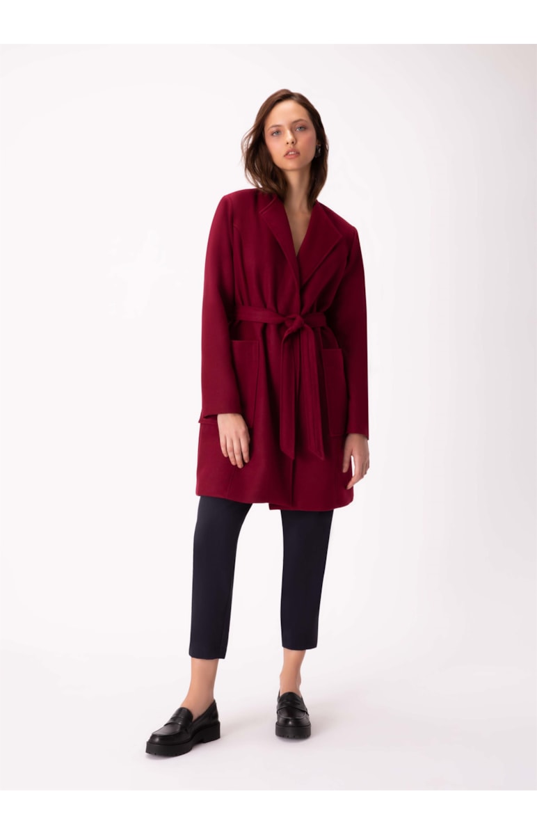 Casaco Like Overcoat Vinho