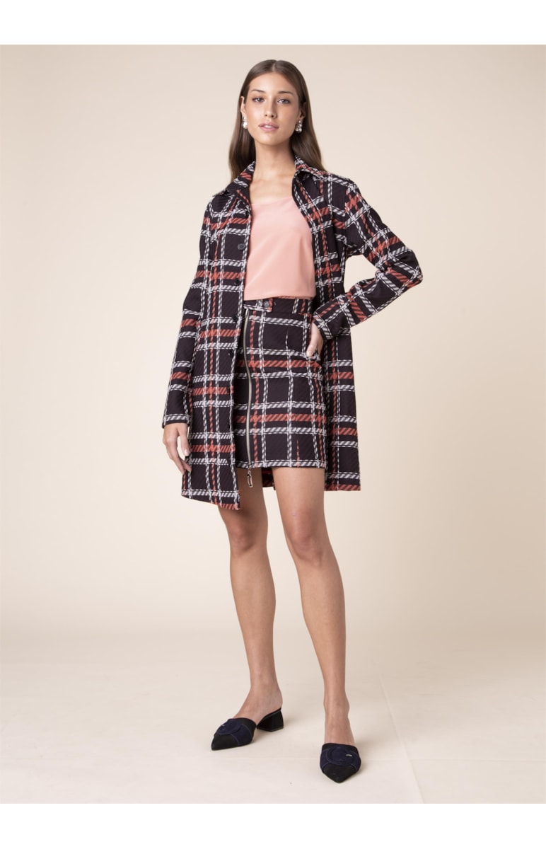 Casaco Tweed Shetland Xadrez