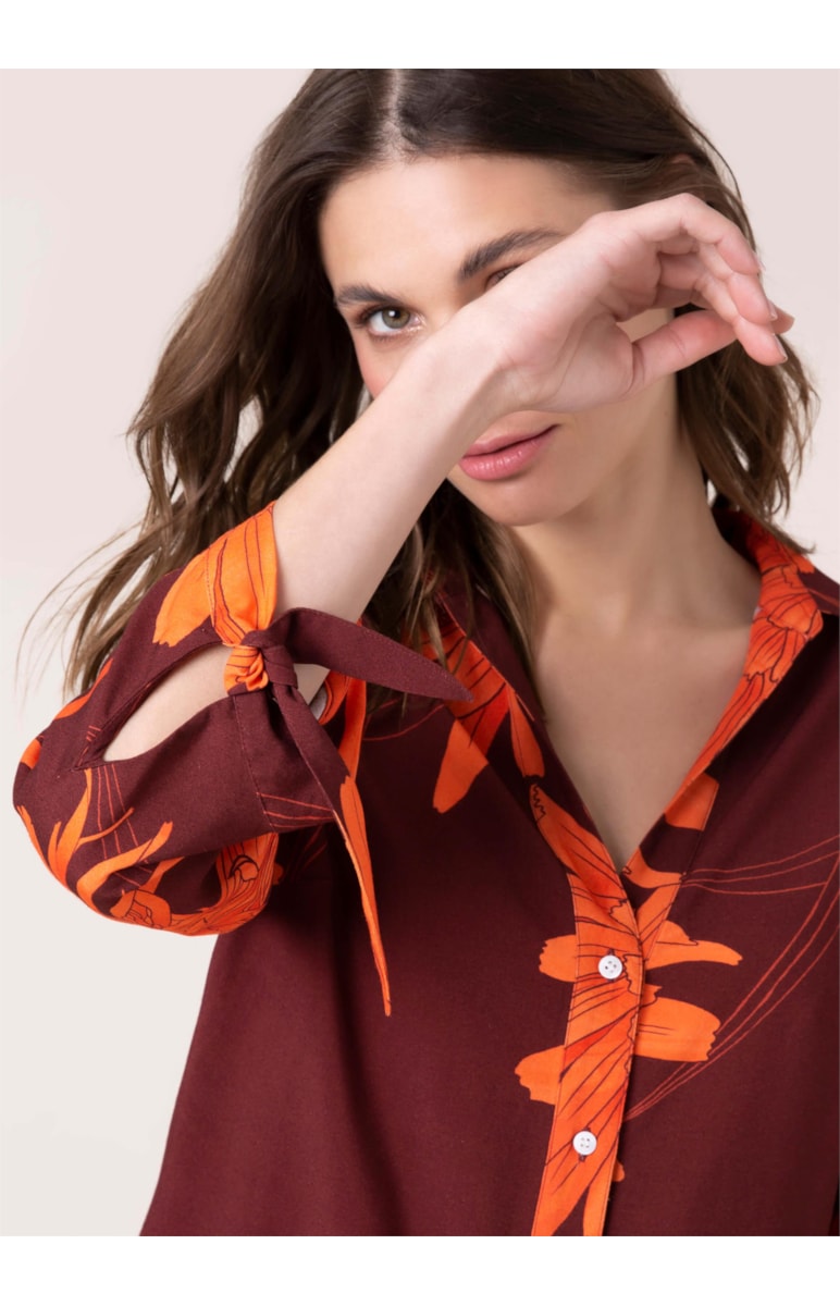 Chemise Alegra Bordeaux