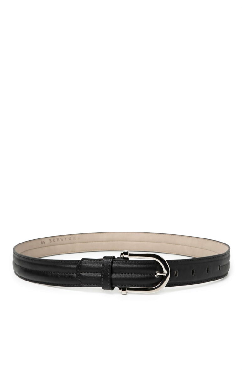 Cinto Couro Matelasse Preto