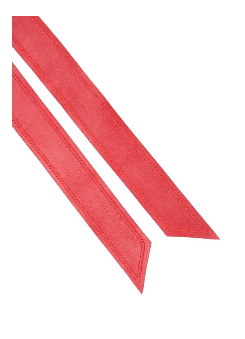 Cinto Couro Obi Vermelho