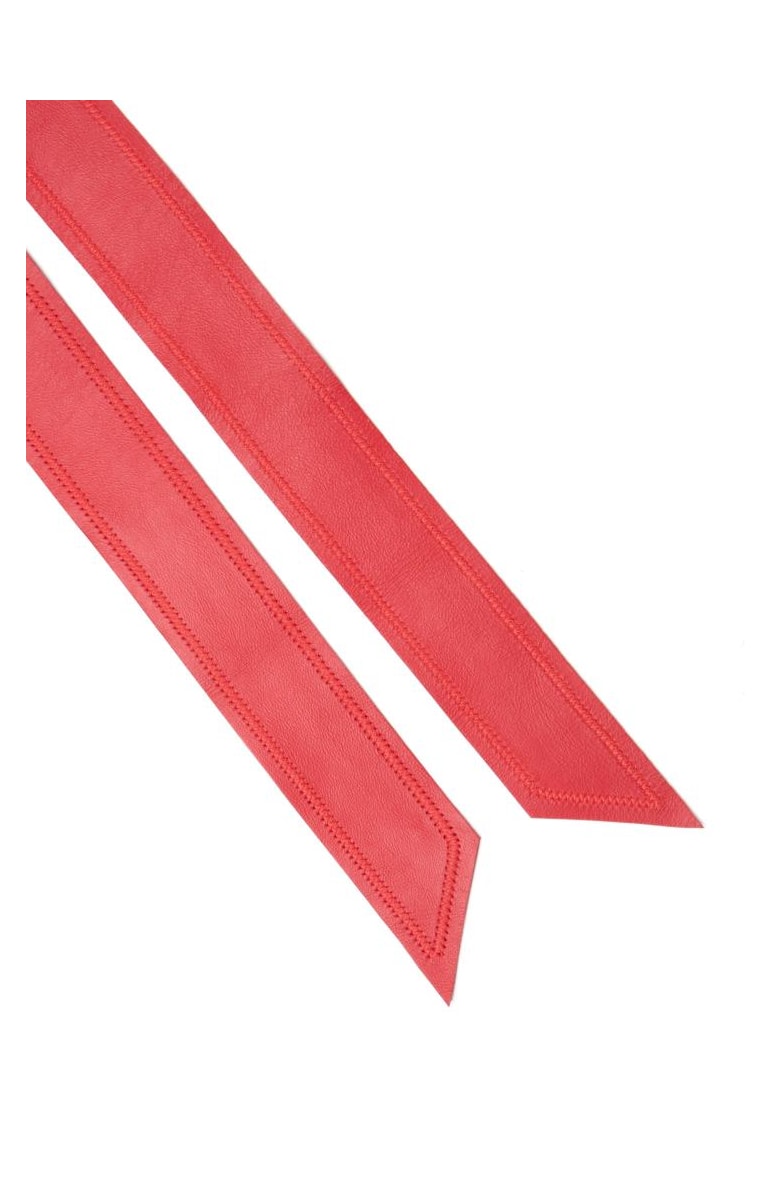 Cinto Couro Obi Vermelho