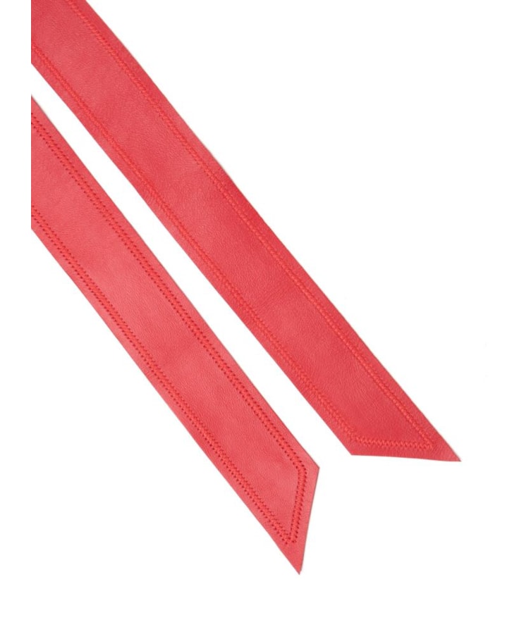 Cinto Couro Obi Vermelho
