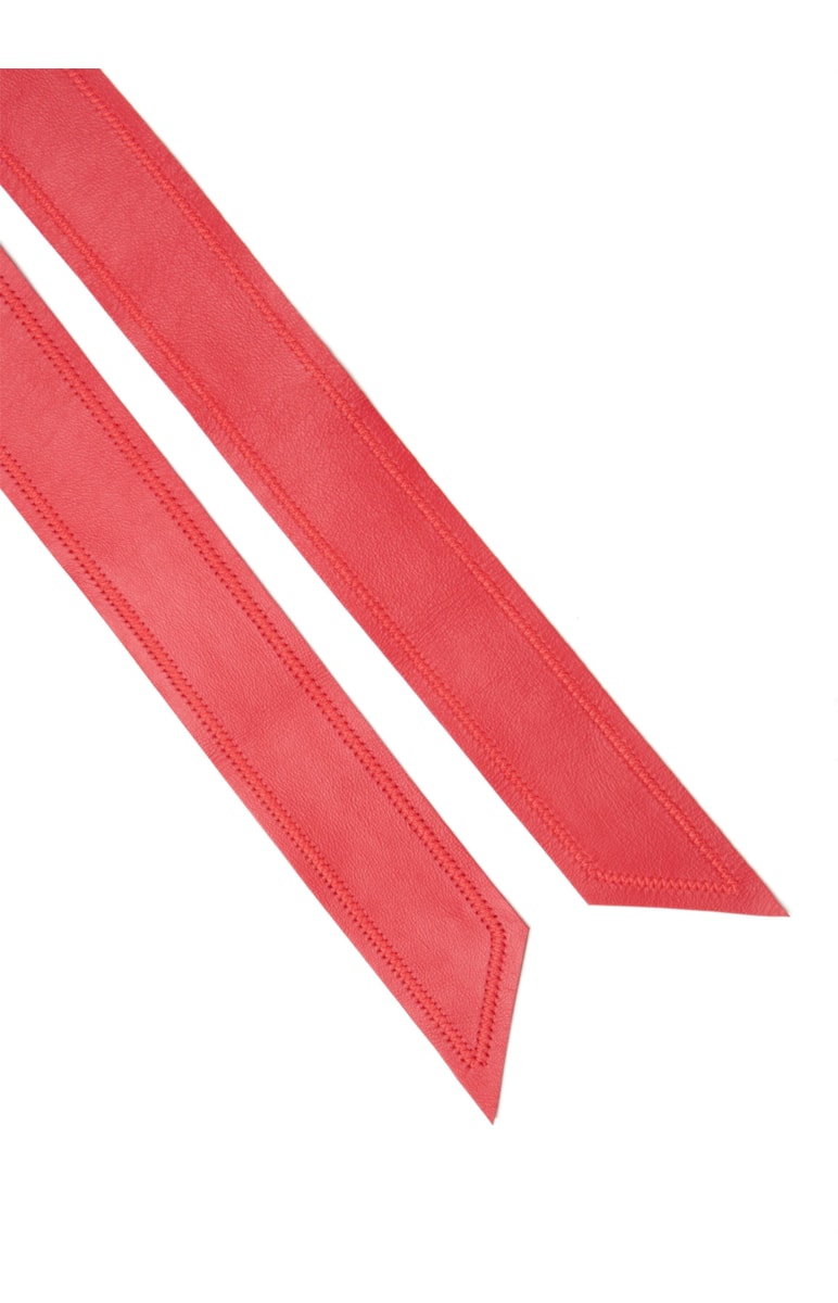 Cinto Couro Obi Vermelho