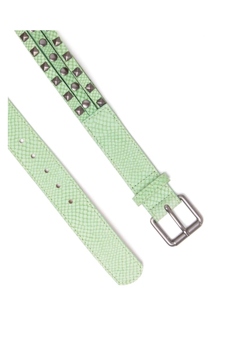 Cinto Tachas e Piramides Mint