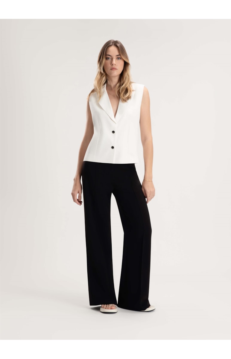 Colete Crepe Off White