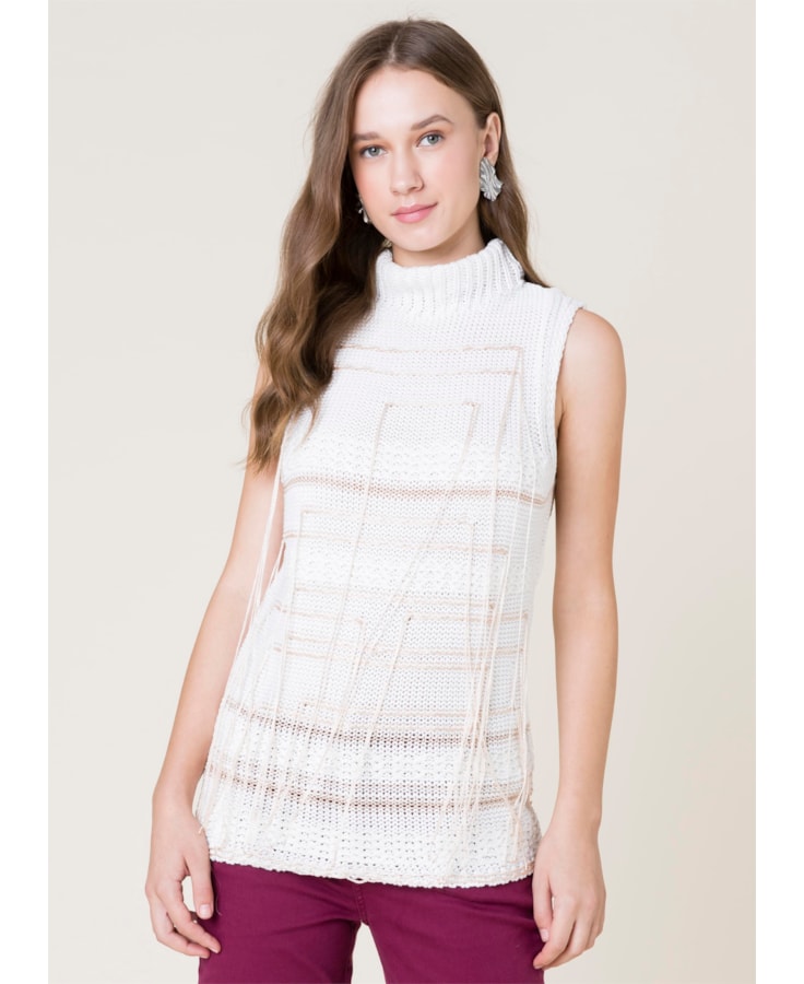 Colete Fitas Off White