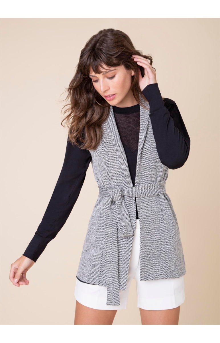 Colete Moletinho Preto