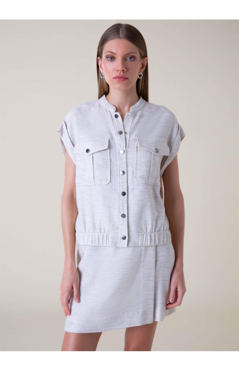 Colete Tweed Summer Off White