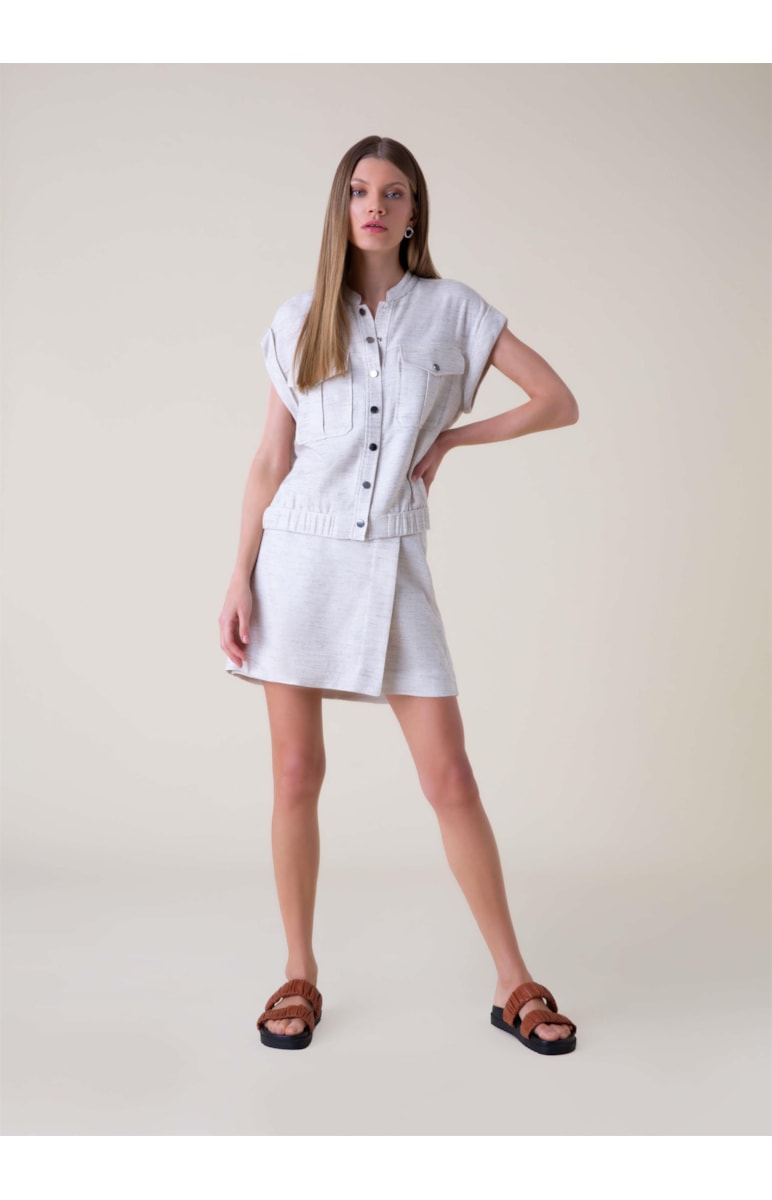 Colete Tweed Summer Off White