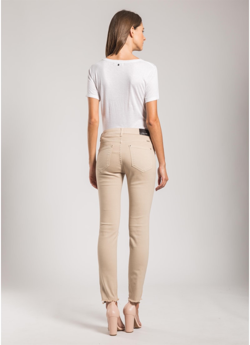 Color Xfit Sofia Skinny Ripped Caqui