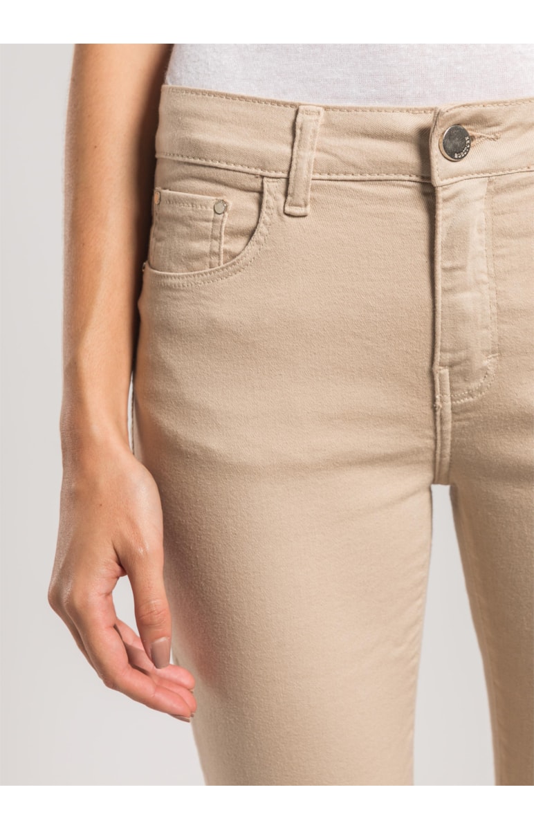Color Xfit Sofia Skinny Ripped Caqui