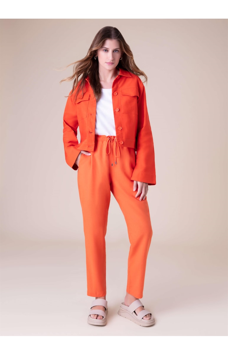 Jaqueta Color Span Laranja