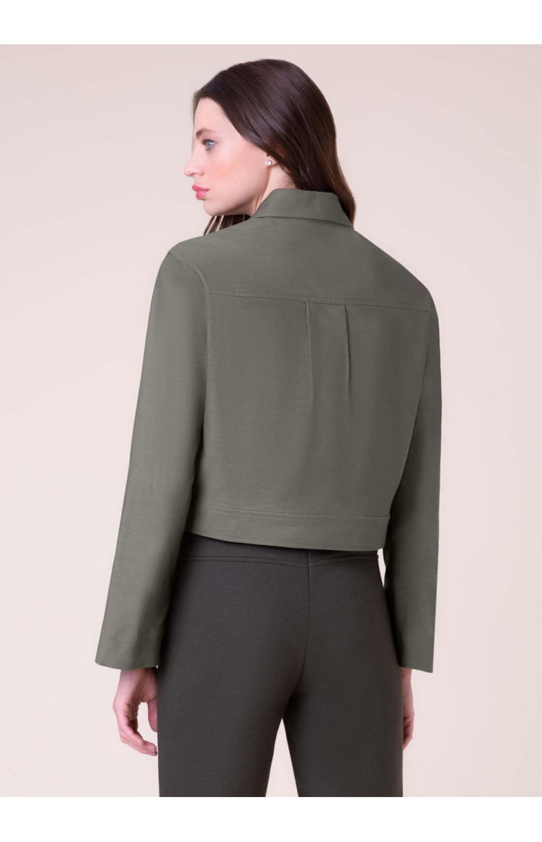 Jaqueta Color Span Verde Militar