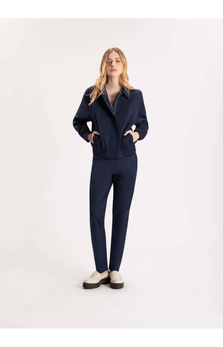 Jaqueta Cotton Span Elástico Dark Navy