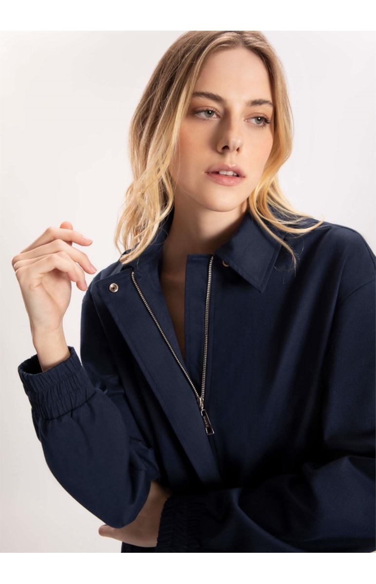 Jaqueta Cotton Span Elástico Dark Navy