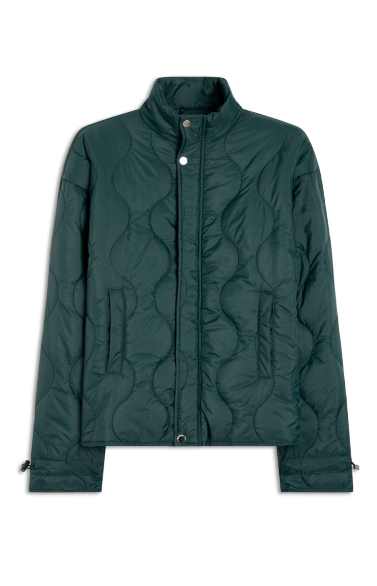 Jaqueta Diamond Puffer Verde Jade