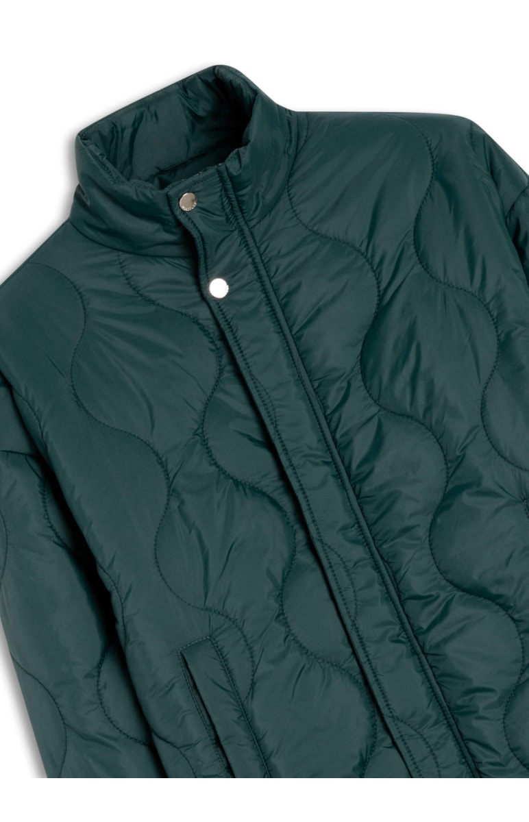 Jaqueta Diamond Puffer Verde Jade