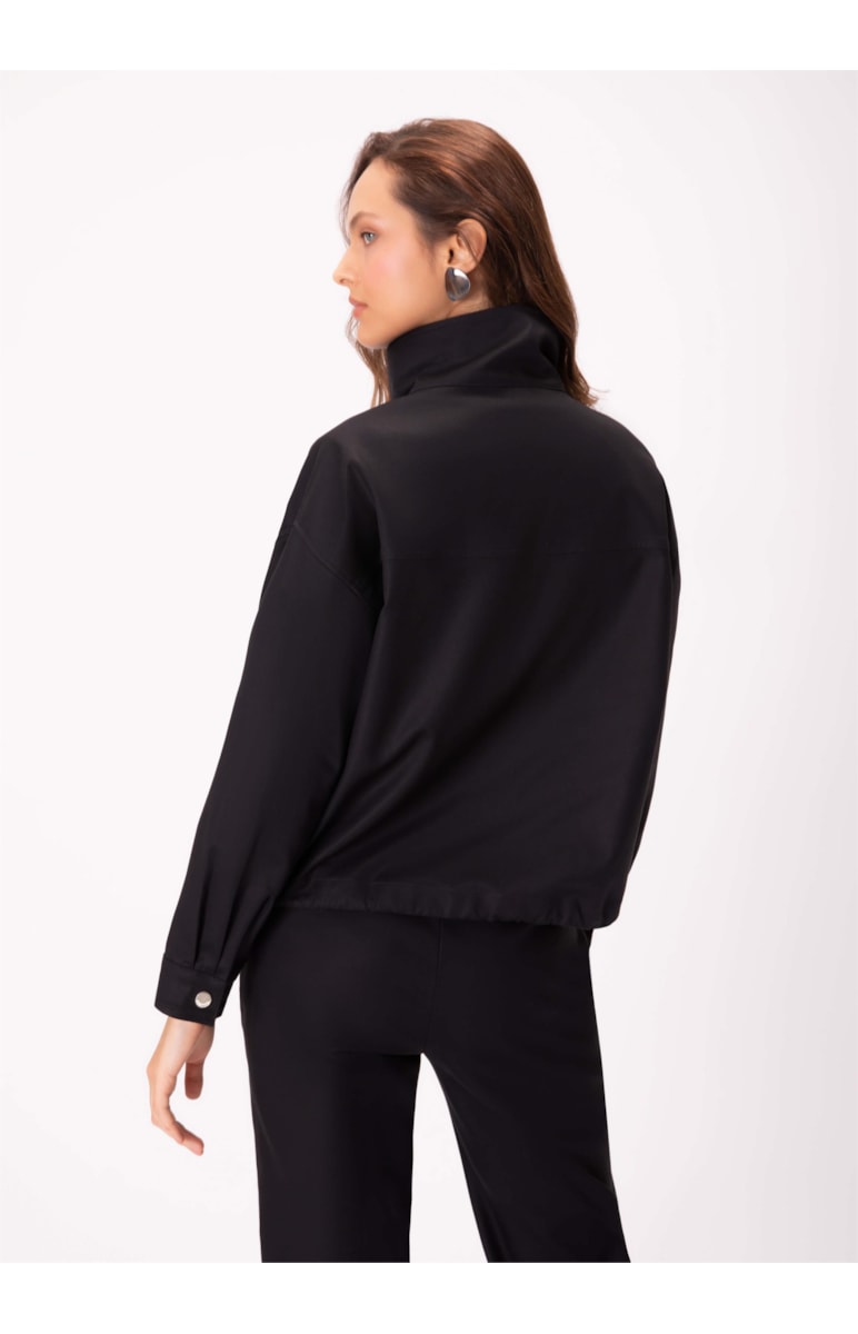 Jaqueta Double Layer Utilitaria Preto
