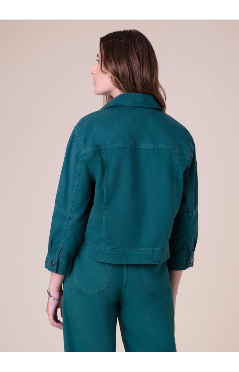 Jaqueta Max Lapela Verde Escuro