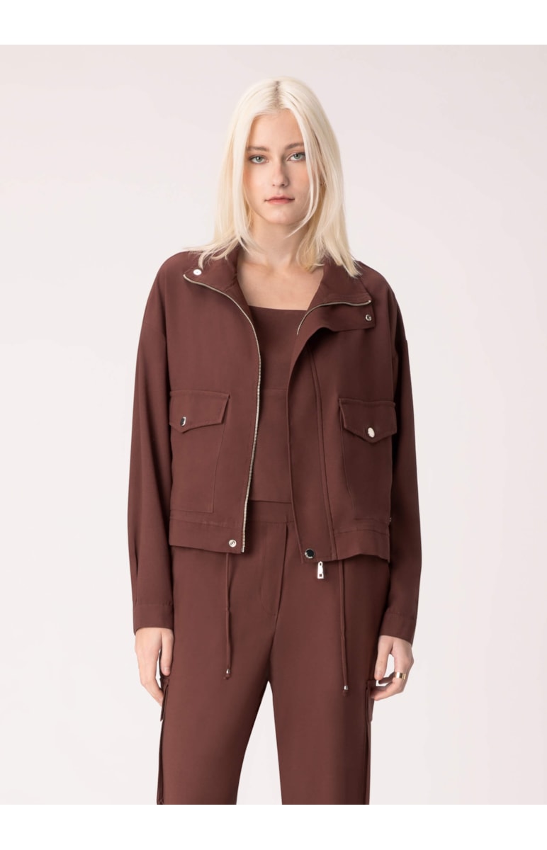Jaqueta Twill Modern Marrom