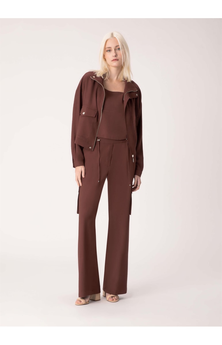 Jaqueta Twill Modern Marrom