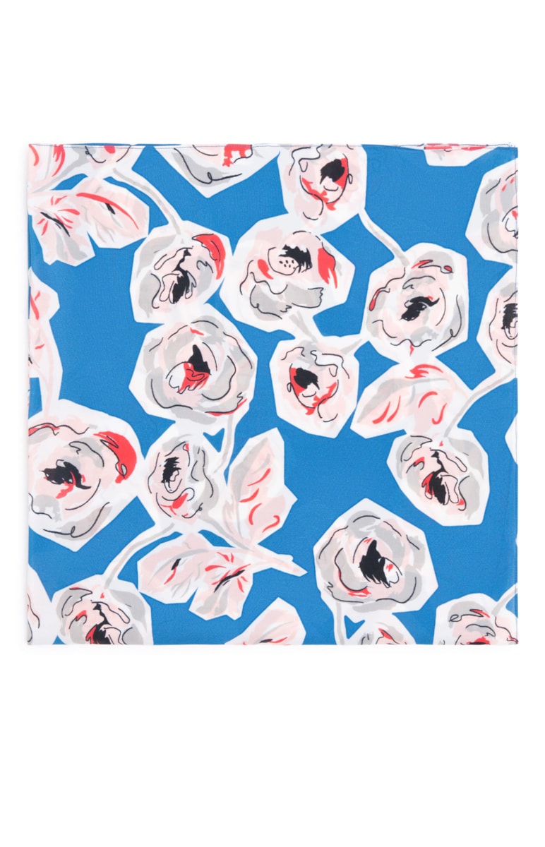 Lenço Estampado Seda Royal