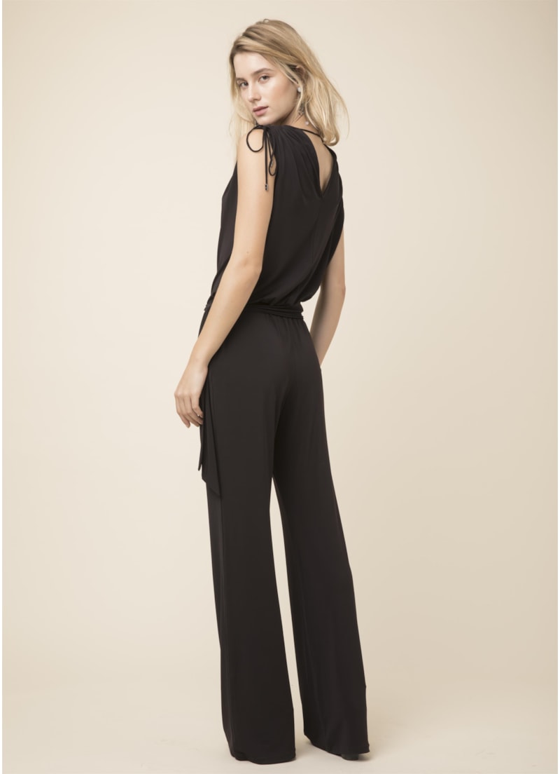 Macacao Jersey Preto