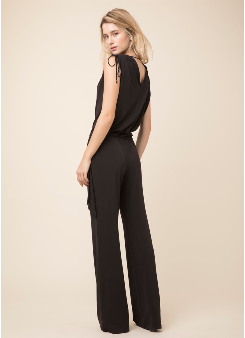 Macacao Jersey Preto