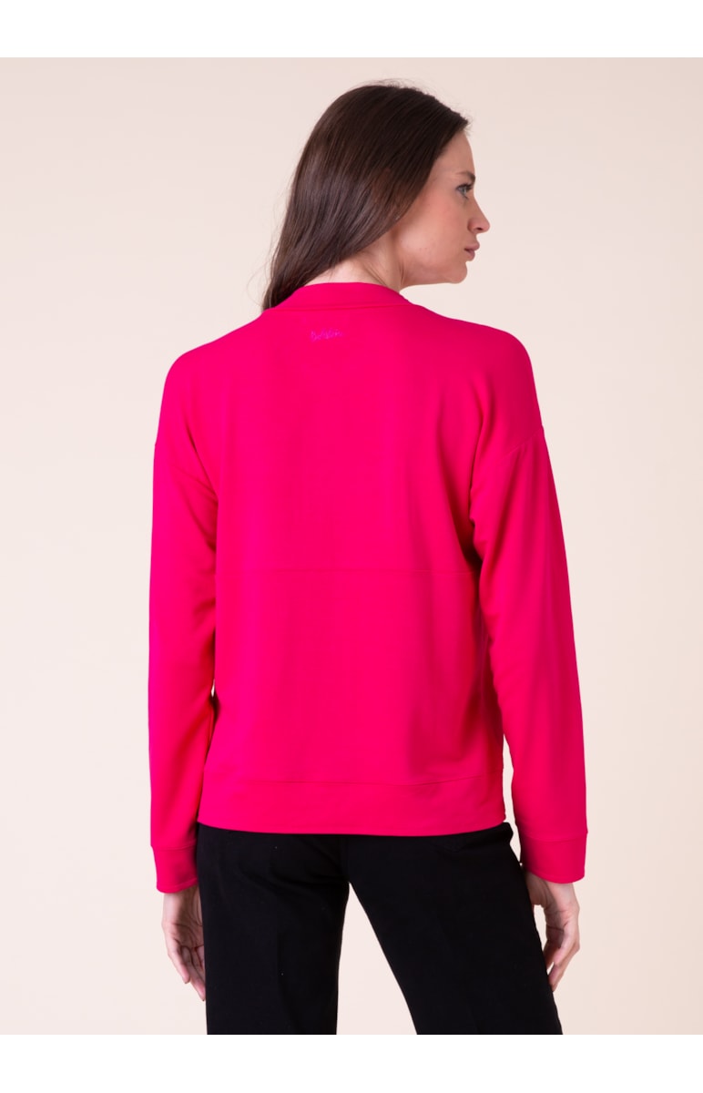 Moletom Cotton Ilhós Fucsia
