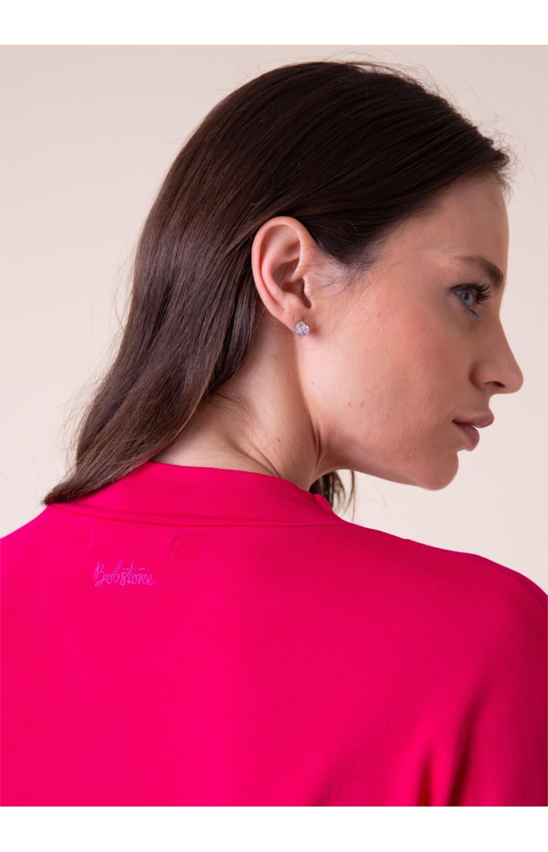 Moletom Cotton Ilhós Fucsia