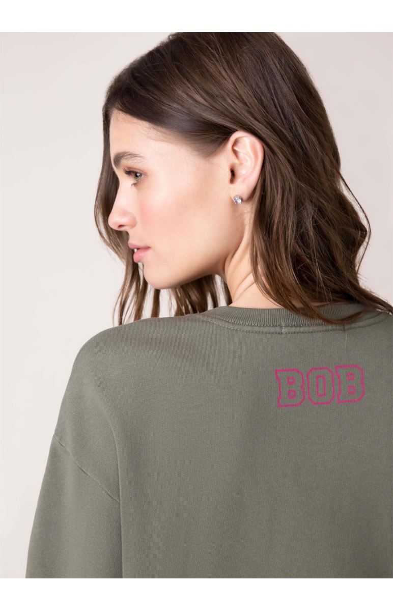 Moletom Garment-Dye Verde Militar
